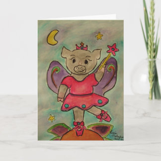 Fairy Pig Card