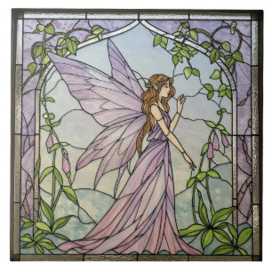 Fairy Pixie Portal Vines Ceramic Tile
