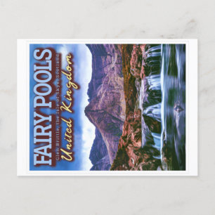 FAIRY POOLS - THE ISLE OF SKYE - SCOTLAND UK POSTCARD