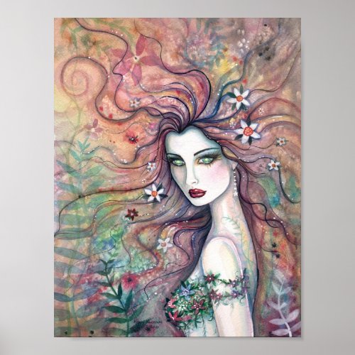 Fairy Poster Goddess of Flowers Molly Harrison