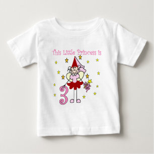 Fairy Princess 3rd Birthday Tshirts and Gifts