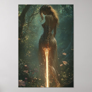 Fairy Princess and her Elven Sword Poster