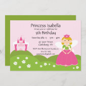 Fairy Princess Birthday Invitation (Front/Back)