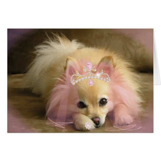 FAIRY PRINCESS DOG CARDS (Front Horizontal)