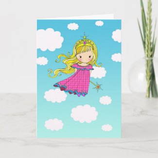 Fairy Princess Happy Birthday Card
