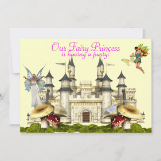 fairy princess invitation