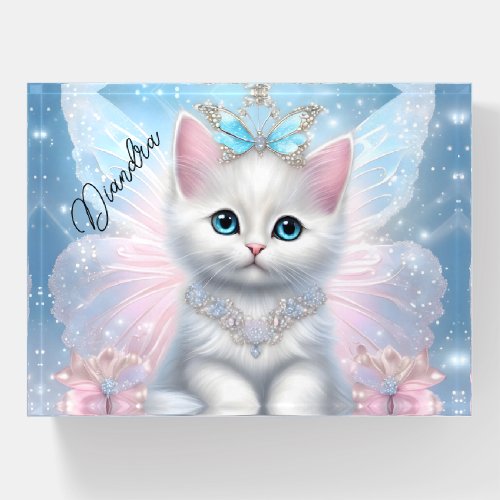 Fairy Princess Kitten Paperweight