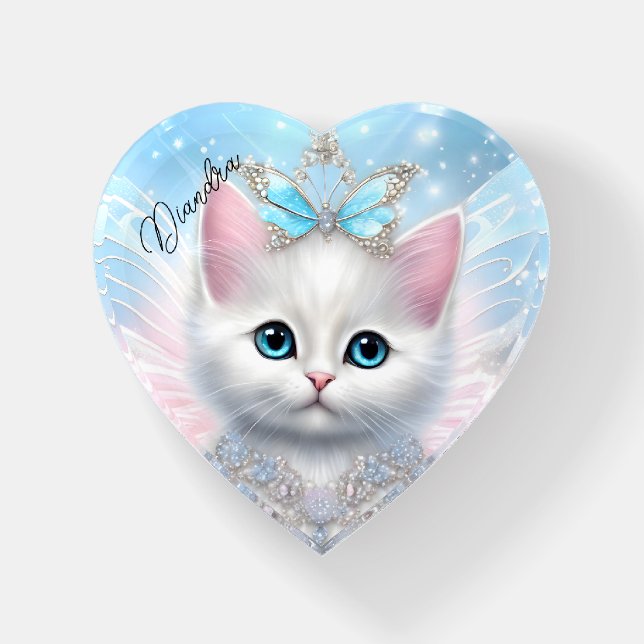 Fairy Princess Kitten Paperweight (Front)