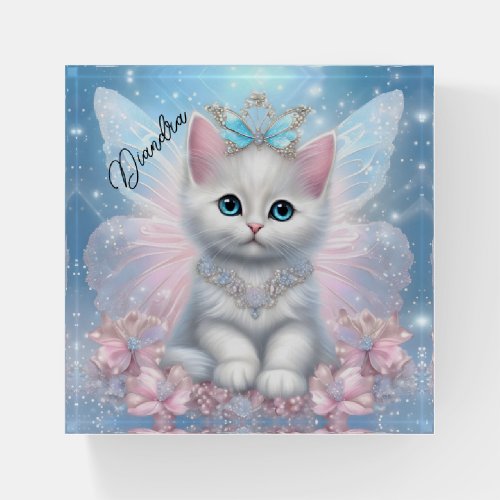 Fairy Princess Kitten Paperweight