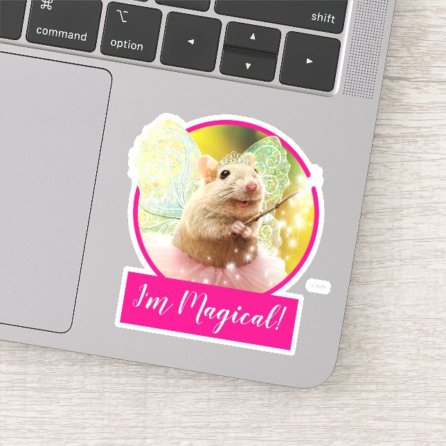 Fairy Princess Mouse Sticker (Detail)