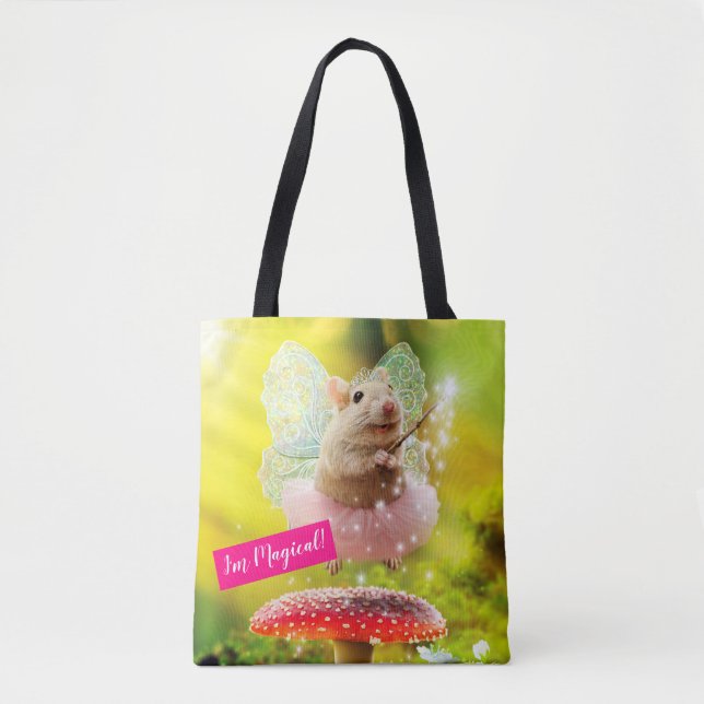 Fairy Princess Mouse Tote Bag (Front)