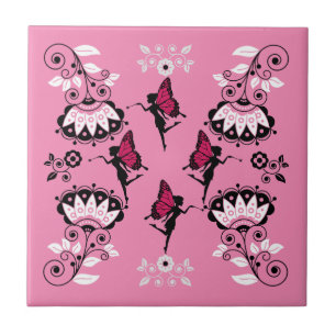 Fairy Princess Pattern Print Ceramic Tile