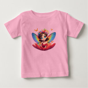 🧚 Fairy Princess Rose Shirt For Little Girls 🌹