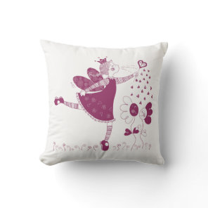 Fairy Princess Throw Pillow