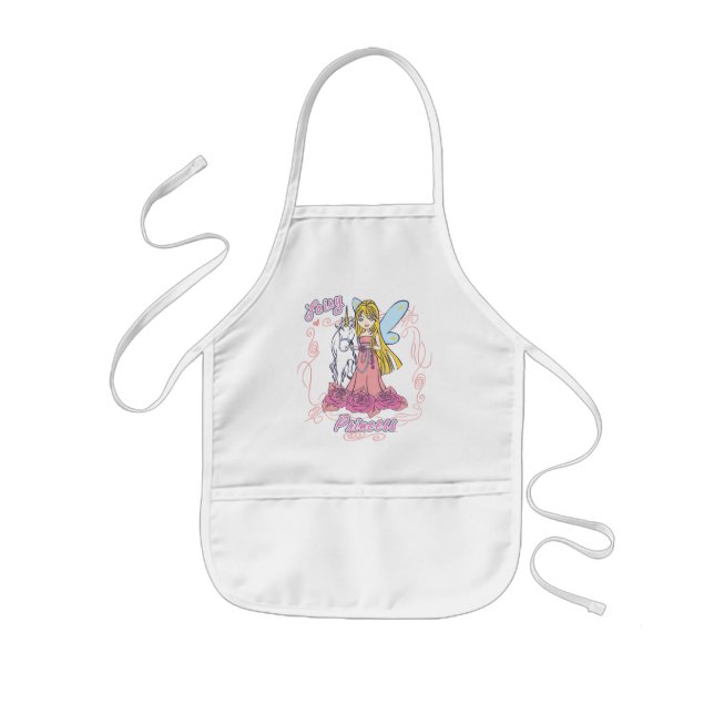 Fairy Princess Toddler Baby Kids' Apron (Front)