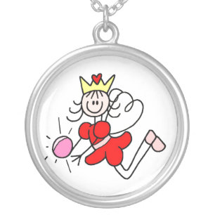 Fairy Princess With Crystal Ball Necklace