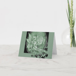 Fairy Puzzle Note Card