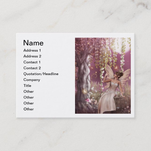 Fairy Queen Business Card (Front)