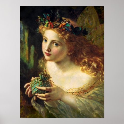 Fairy queen by Sophie Gengembre Anderson CC0015 Poster