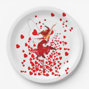 Fairy Queen of Hearts Paper Plates