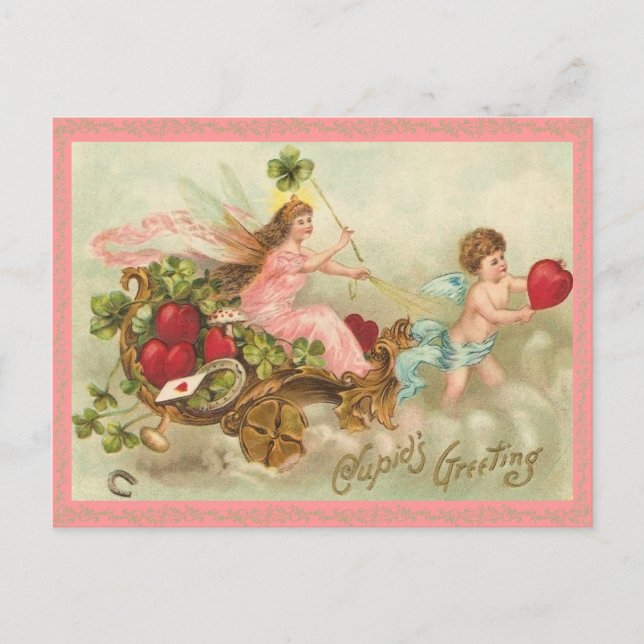 Fairy Queen Valentine Postcard (Front)