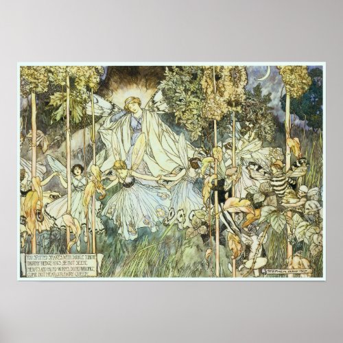 Fairy Queen Victorian Art Poster