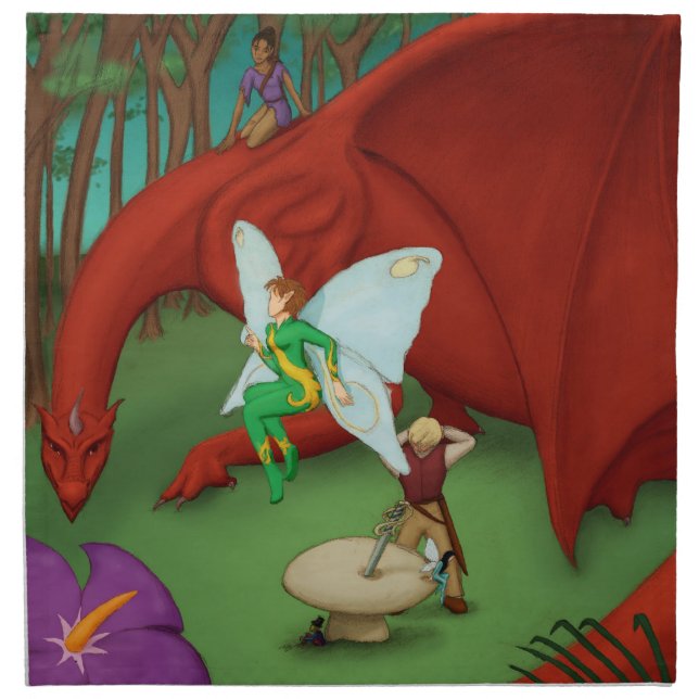 Fairy Quest Napkin (Front)