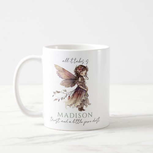 Fairy Quote Trust And Pixie Dust Coffee Mug