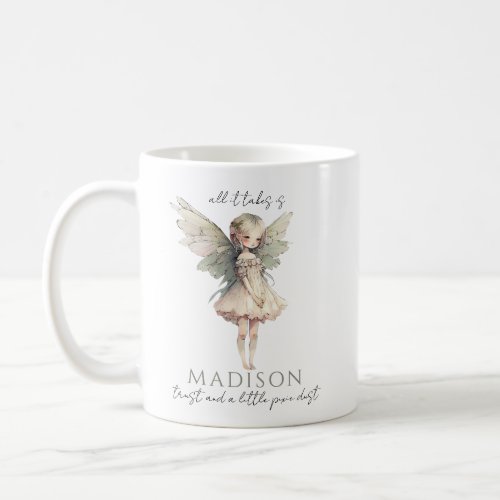 Fairy Quote Trust And Pixie Dust Coffee Mug
