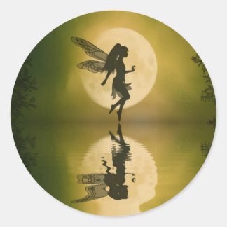 Fairy Reflect Classic Round Sticker