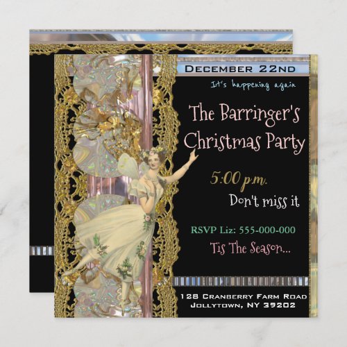 Fairy Reminder Christmas Party Invitation