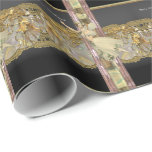 Fairy Reminder Christmas Wrapping Paper<br><div class="desc">How many lucky people are on your gift list this year? It's all about the art of presentation!  Dress up your packages with this beautiful elegant fairy Christmas paper.  This elegant Christmas wrapping paper is also stunning craft paper for scrapbooks.</div>