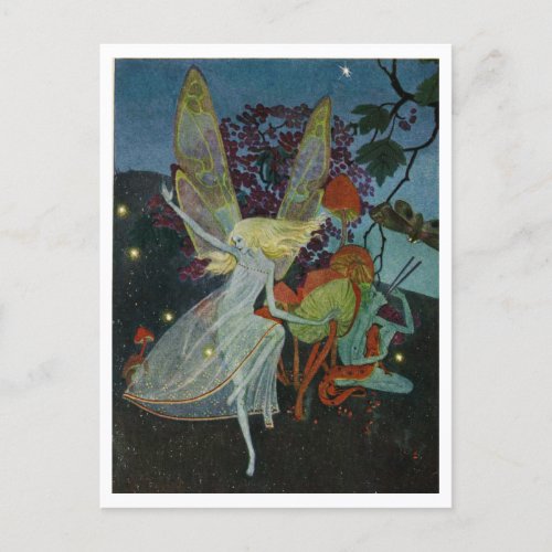 Fairy Ring Dance by Dorothy Lathrop Postcard