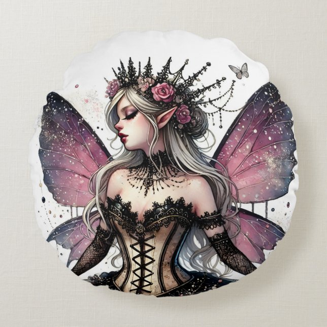 fairy round pillow (Front)