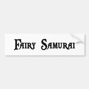 Fairy Samurai Bumper Sticker