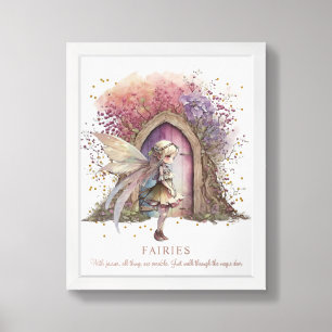 Fairy Saying framed art