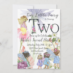 Fairy Second Birthday Invitation