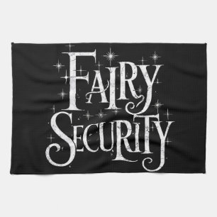 Fairy Security Funny Halloween Costume Kitchen Towel