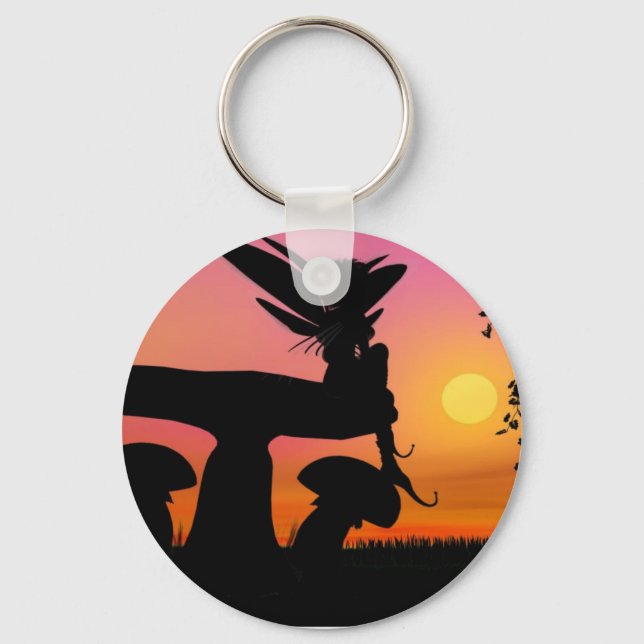 Fairy set Siluetts Keychain (Front)