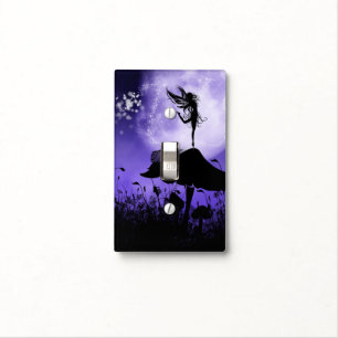 Fairy Silhouette 2 Light Switch Cover