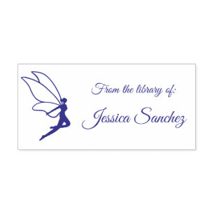 Fairy Silhouette Customizable Library  Self-inking Stamp