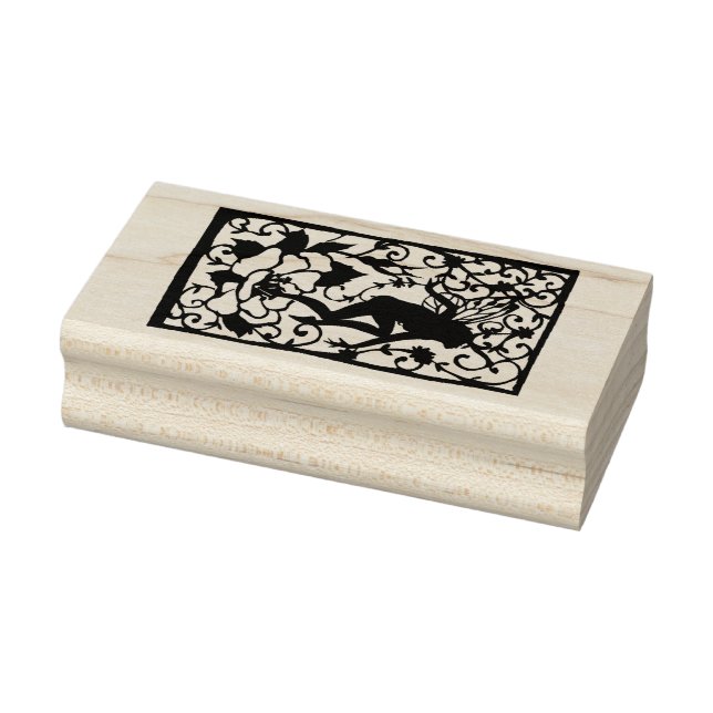Fairy Silhouette Rubber Stamp (Stamp)