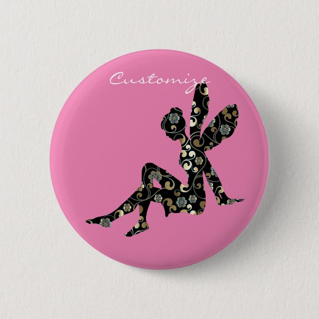 Fairy Silhouette Thunder_Cove Button (Front)