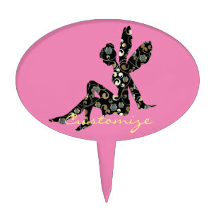 Fairy Silhouette Thunder_Cove Cake Topper