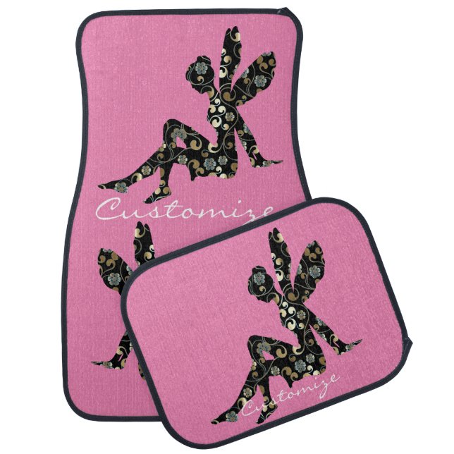 Fairy Silhouette Thunder_Cove Car Floor Mat (Set)