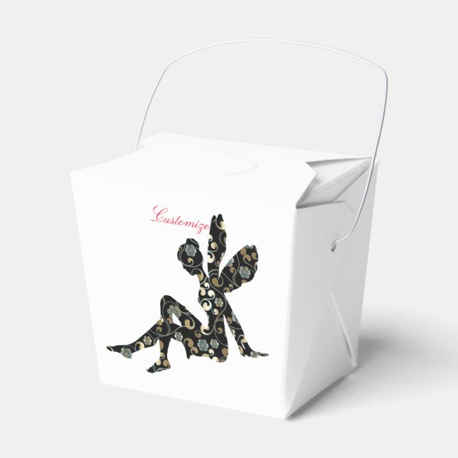 Fairy Silhouette Thunder_Cove Favor Boxes (Front Side)