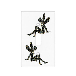 Fairy Silhouette Thunder_Cove Light Switch Cover