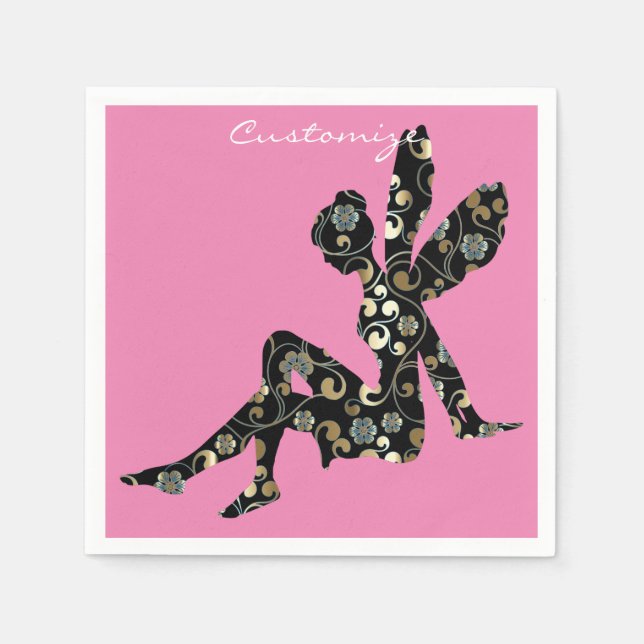 Fairy Silhouette Thunder_Cove Napkins (Front)