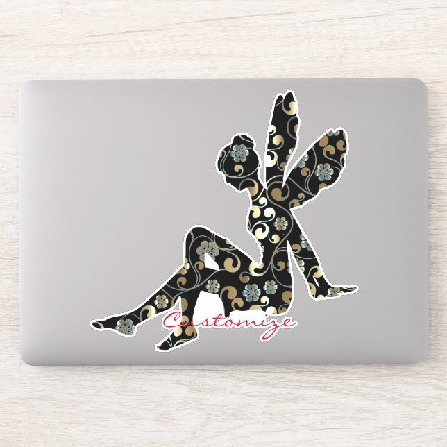 Fairy Silhouette Thunder_Cove Sticker (Computer)