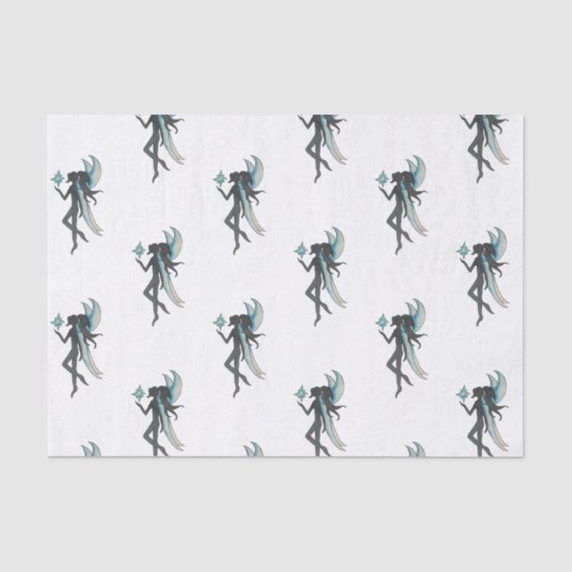 Fairy silhouette tissue paper (Front)